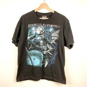 Avenged Sevenfold Single Stitch Vintage T-shirt A7X Size Large Rock Metal Band